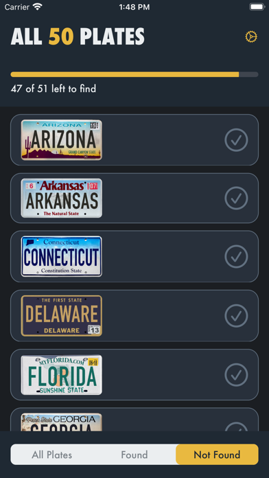 All 50 Plates Screenshot