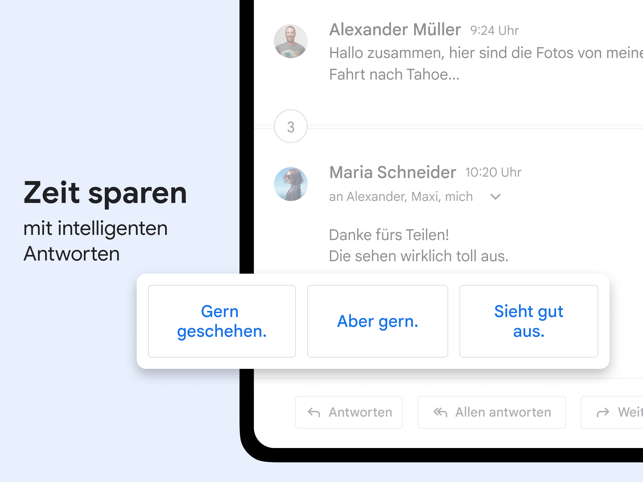 ‎Gmail – E-Mail von Google Screenshot