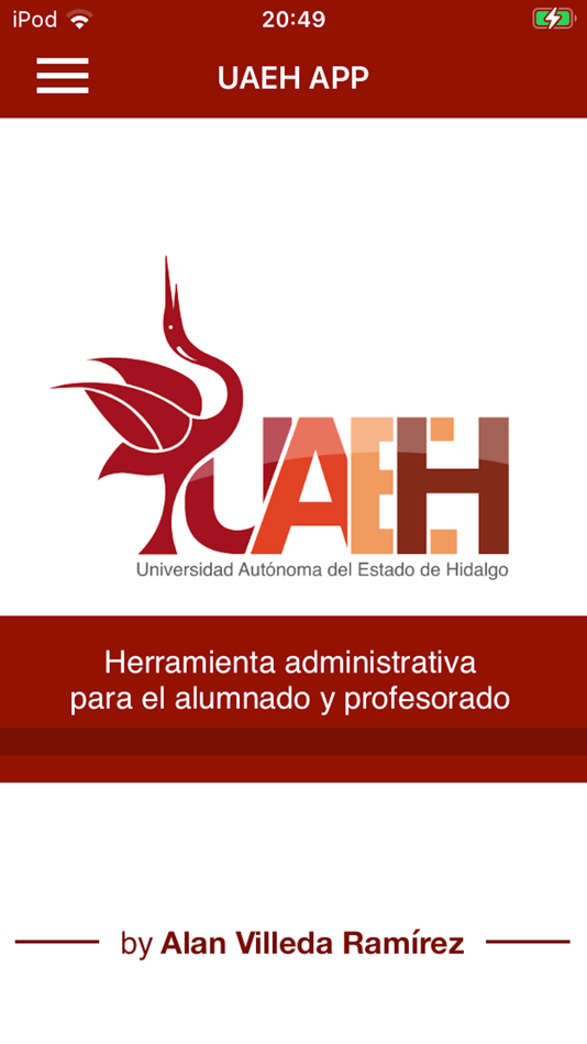 #1. UAEH (iOS) Podle: Villeda Ramirez, Alan