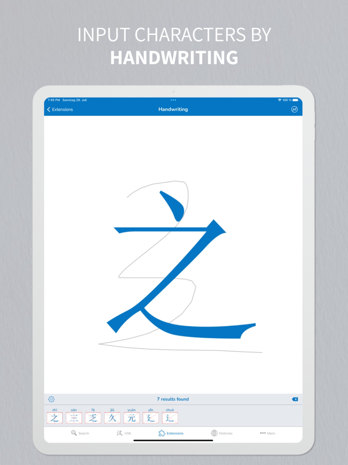 Chinese Mandarin Handwriting