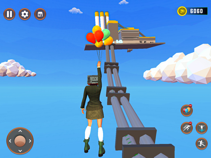 Parkour Jump Up Go Ascend