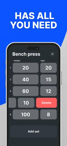 Game screenshot Gym Tracker simple workout log apk