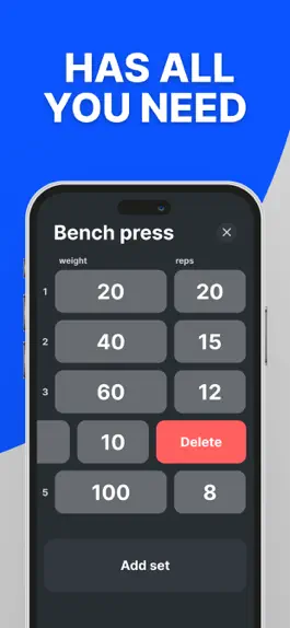 Game screenshot Gym Tracker simple workout log apk
