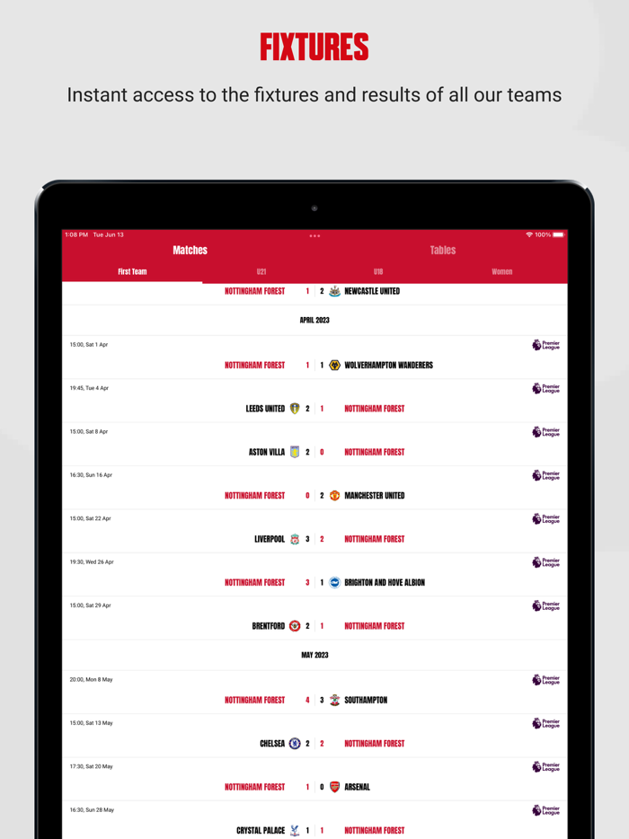 Nottingham Forest App