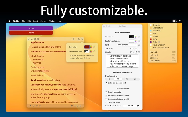 App screenshot