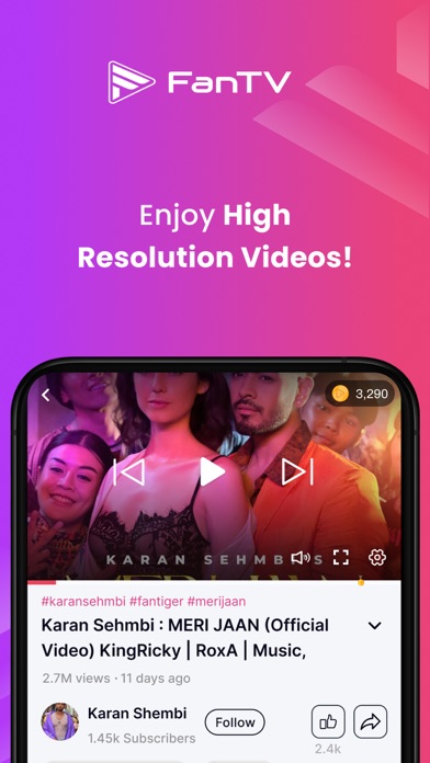 FanTV App Screenshot