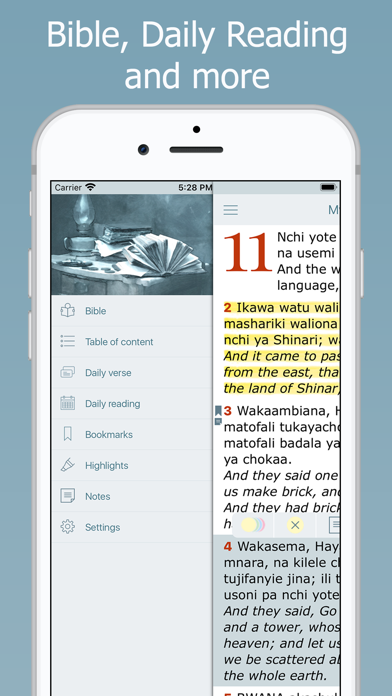 Screenshot #2 pour Biblia Takatifu－Swahili Bible