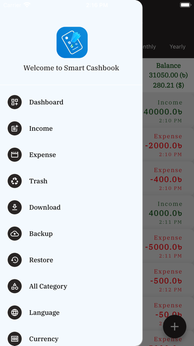 Smart Cashbook Screenshot