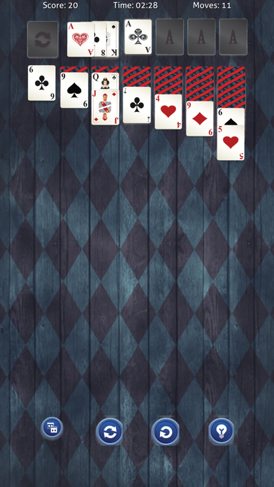 TriPeaks Solitaire Bingo Cards Screenshot