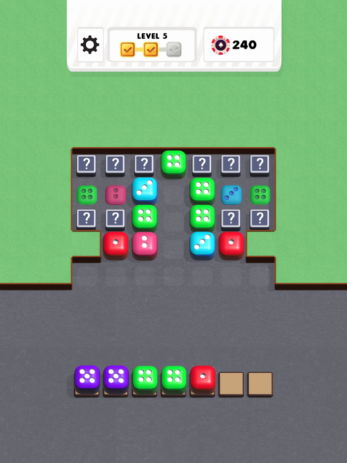 Dice Stack - Merge and Clear