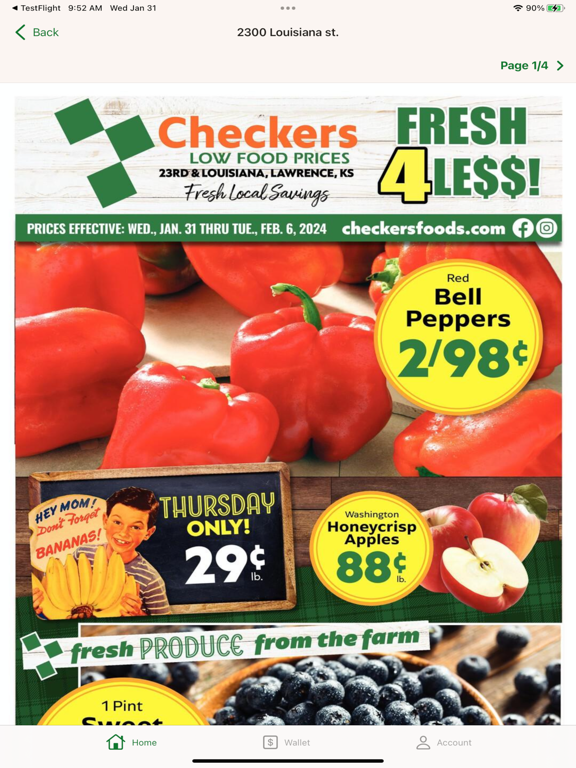 Checkers Xtra iPad screenshot 2 - Shopping app