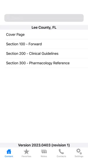 Lee County Florida Guidelines iPhone Screenshot 2