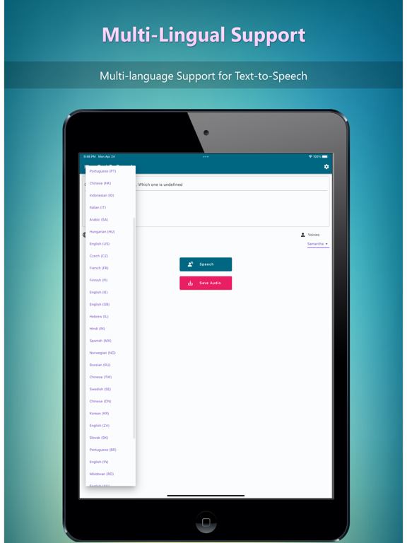 Screenshot #5 pour Text To Speech - Text Reader