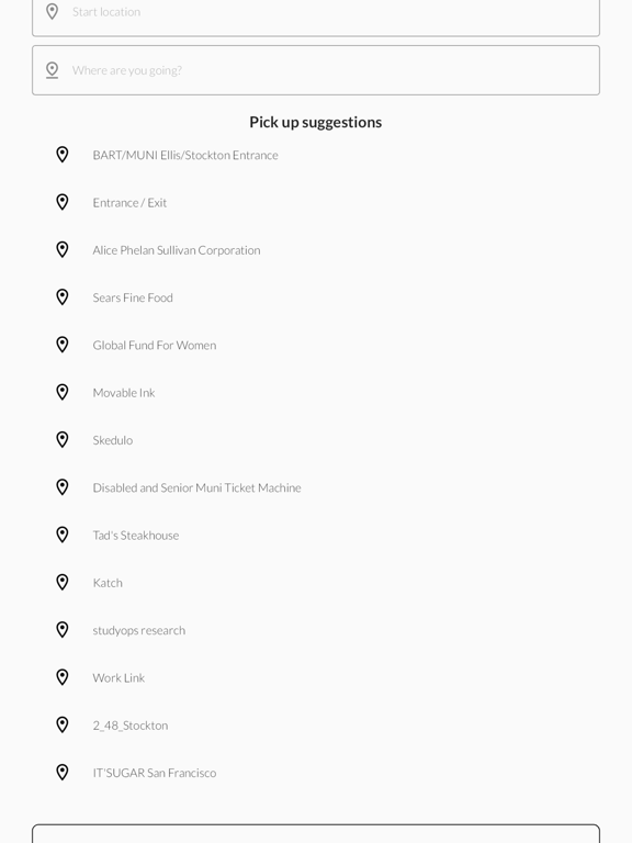 Ubaxi iPad screenshot 4 - Travel app