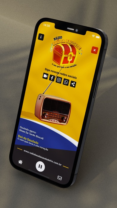 Rádio Baú da Saudade Screenshot