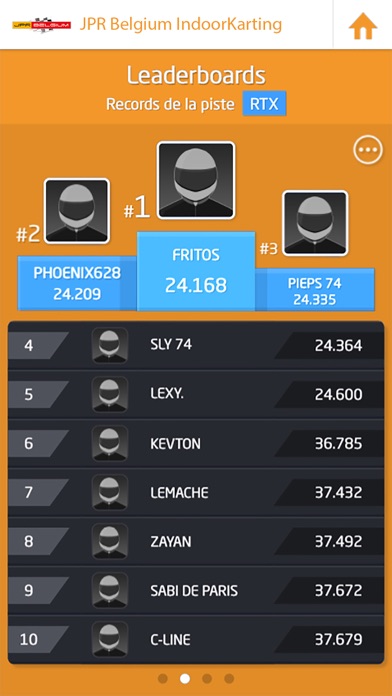 JPR BELGIUM INDOORKARTING Screenshot