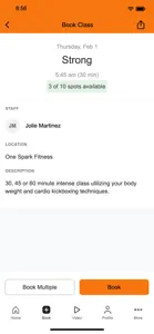 One Spark Fitness screenshot #3 for iPhone