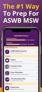 MSW Exam Prep 2024 screenshot #1 for iPhone