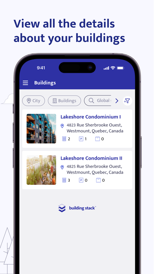 #4. Building Stack - Tenant Portal (iOS) By: Gotham Management Inc