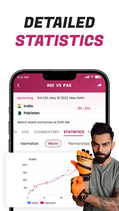 SportsBuzz: Live Cricket Score Screenshot