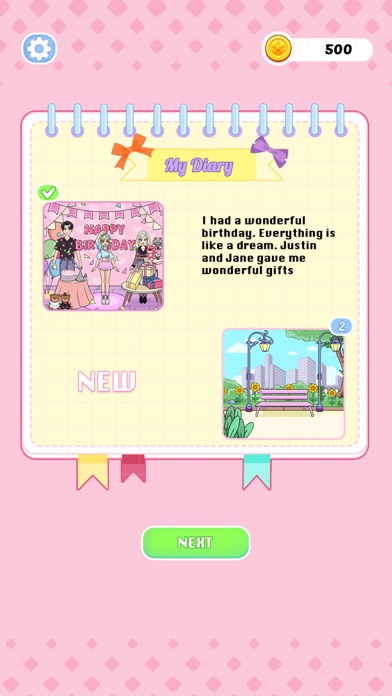 DIY Paper Doll: Dress Up Diary Screenshot