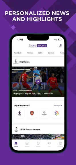 Game screenshot beIN SPORTS apk