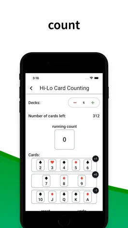 Game screenshot Blackjack count cards apk