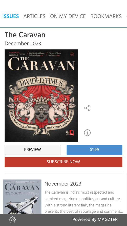 The Caravan Magazine - 8.4.11 - (iOS)