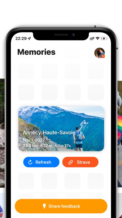 Memories: Widgets for Strava