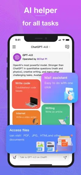 Game screenshot ChatPi-Al Chat with Chatbot apk