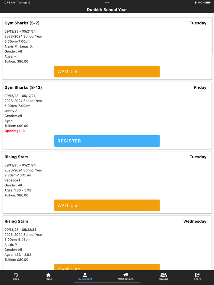 Ready Set Gymnastics