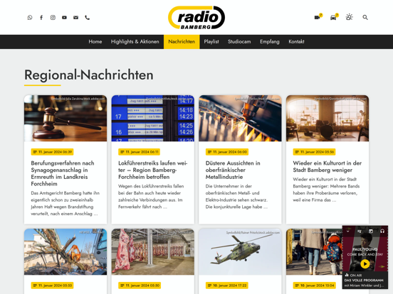Screenshot #6 pour Radio Bamberg