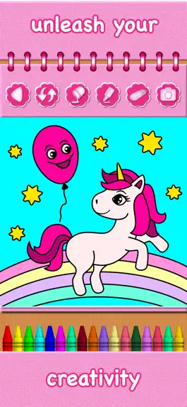 Game screenshot Pony Unicorn Coloring Book apk