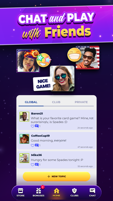 VIP Spades - Online Card Game Screenshot