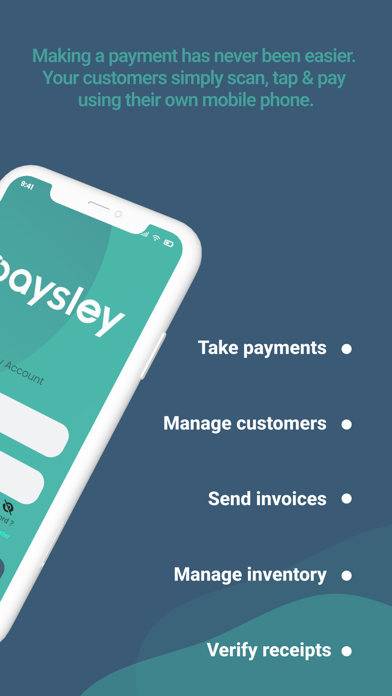 Paysley Merchant Screenshot