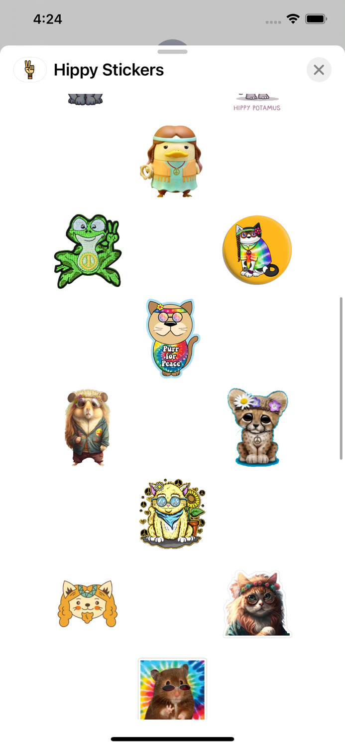 Hippy Stickers