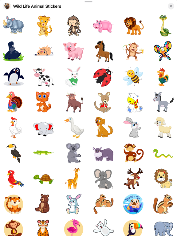 Screenshot #5 pour Wildlife - Animal Stickers