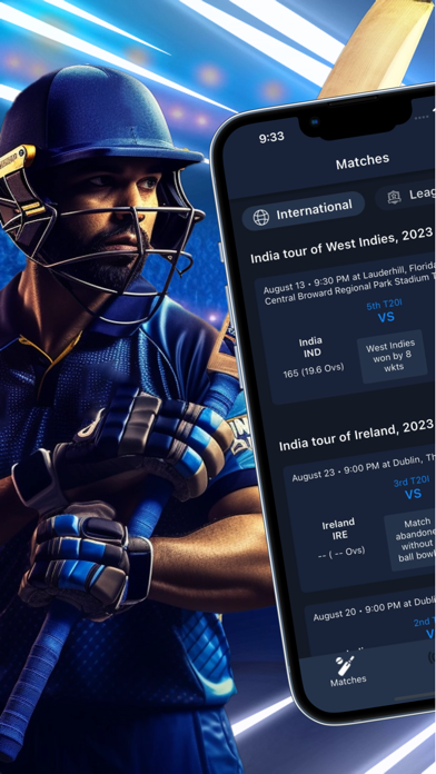 4radbat live: cricket informer Screenshot