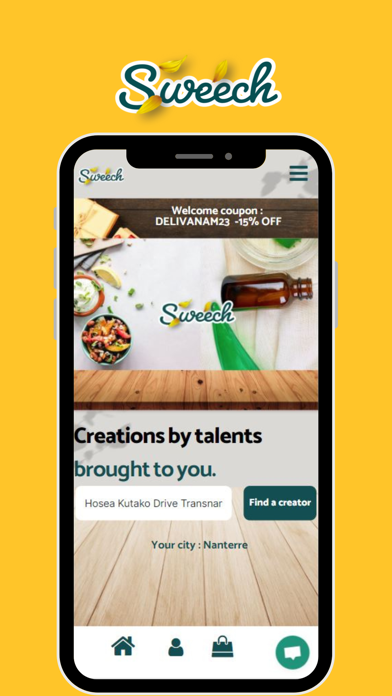 Sweech : Food & products Screenshot