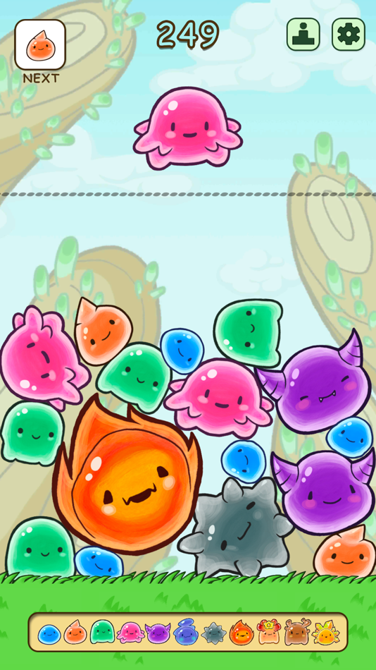 #3. Slimefall (MergeSlime) (iOS) 由: Jiyoung Kim