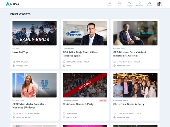 Nova Connect iPad screenshot 2 - Social Networking app