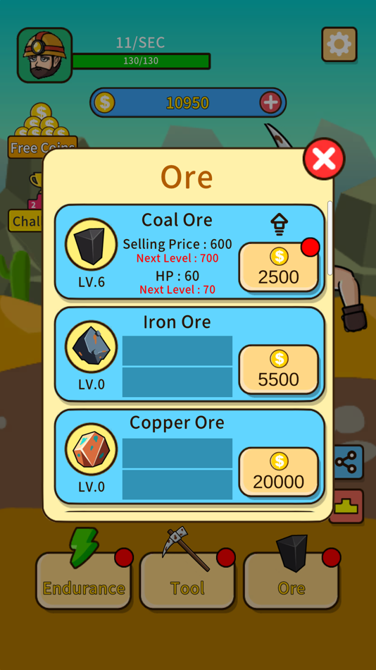 #6. Idle Mine Clicker: Tap Upgrade (iOS) 由: 少淘 黄