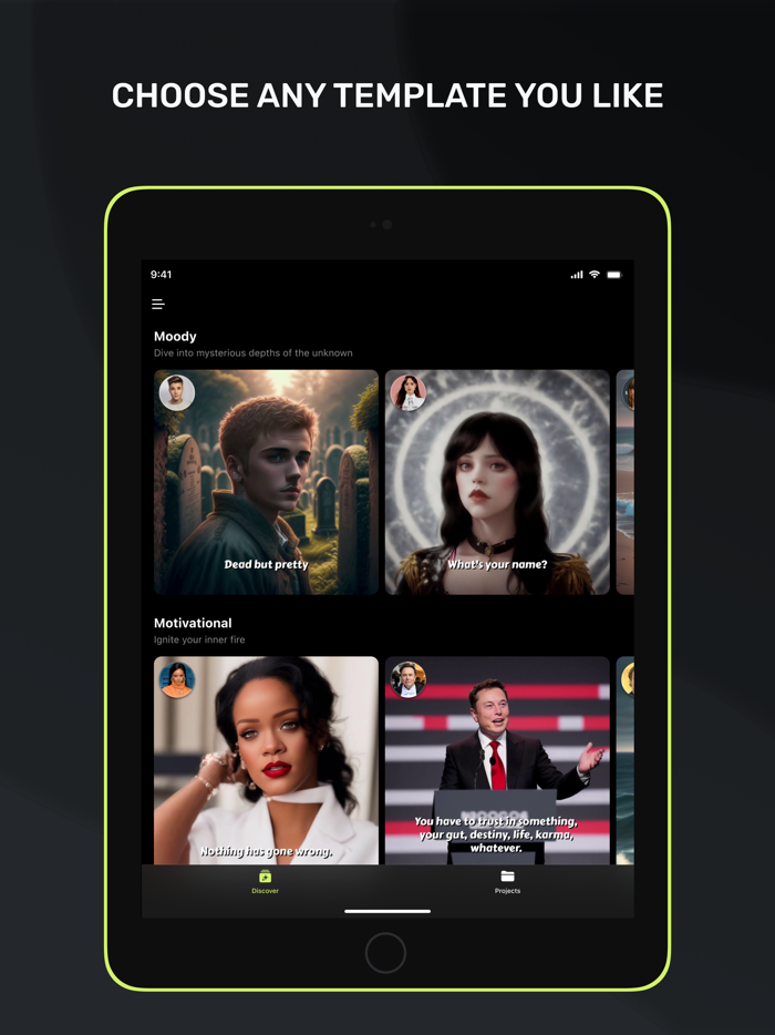 Lyricle AI Lyrics Video Maker