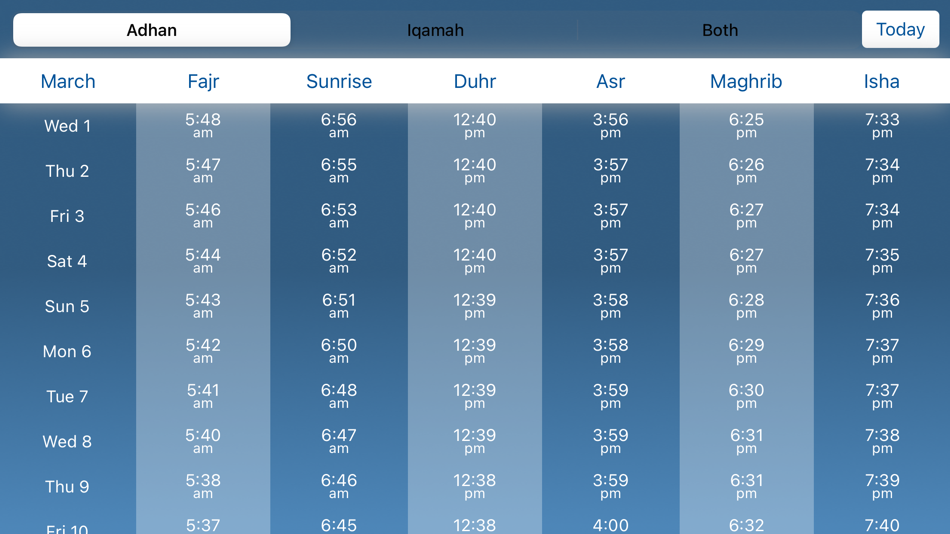#3. ICC Masjid (iOS) 由: MasjidApps.com