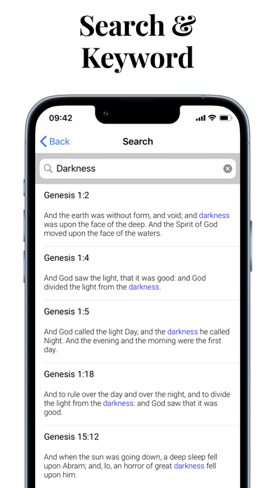 Audio Bible Offline Study App Screenshot