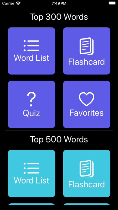 Vocabulary Preparation for GRE Screenshot