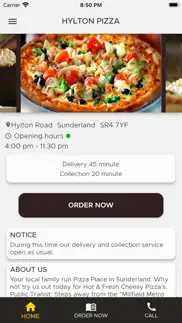 hylton pizza iphone screenshot 2