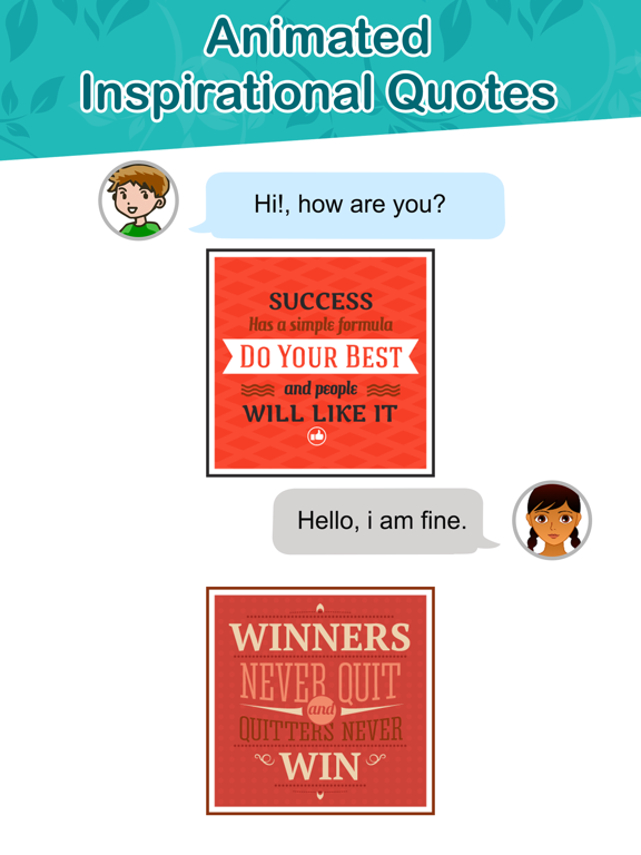 Animated Inspirational Quotes! iPad screenshot