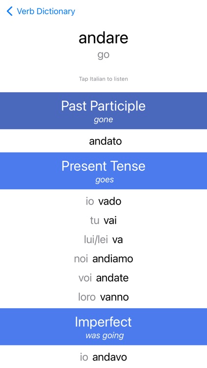 Italian Verb Blitz