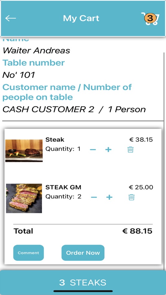 #7. Baresto Waiter (iOS) Podle: G.M Powersoft Computer Solutions Ltd